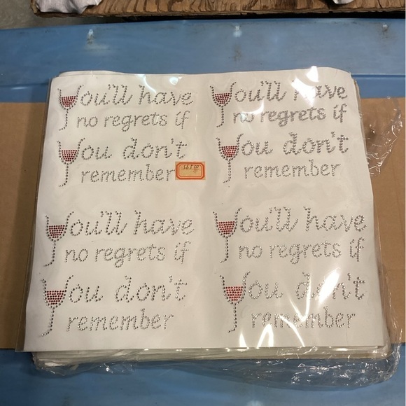 Swarovski Crystal and Rhinestone Heat Transfers - Picture 2 of 3